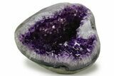 Sparkly Deep-Purple Amethyst Geode - Uruguay #378130-1